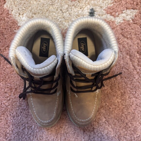 Lugz Women’s Waurod-265 Lace Up Ankle Boot Light Golden Wheat Sz 9 - C23AR-11/20 - Picture 3 of 7